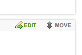 Drag and drop options